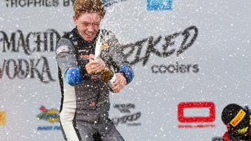 Connor Zilisch Once Again Drives from Last to First to Win on Street Course, Earns Victory in Big Machine Music City Grand Prix